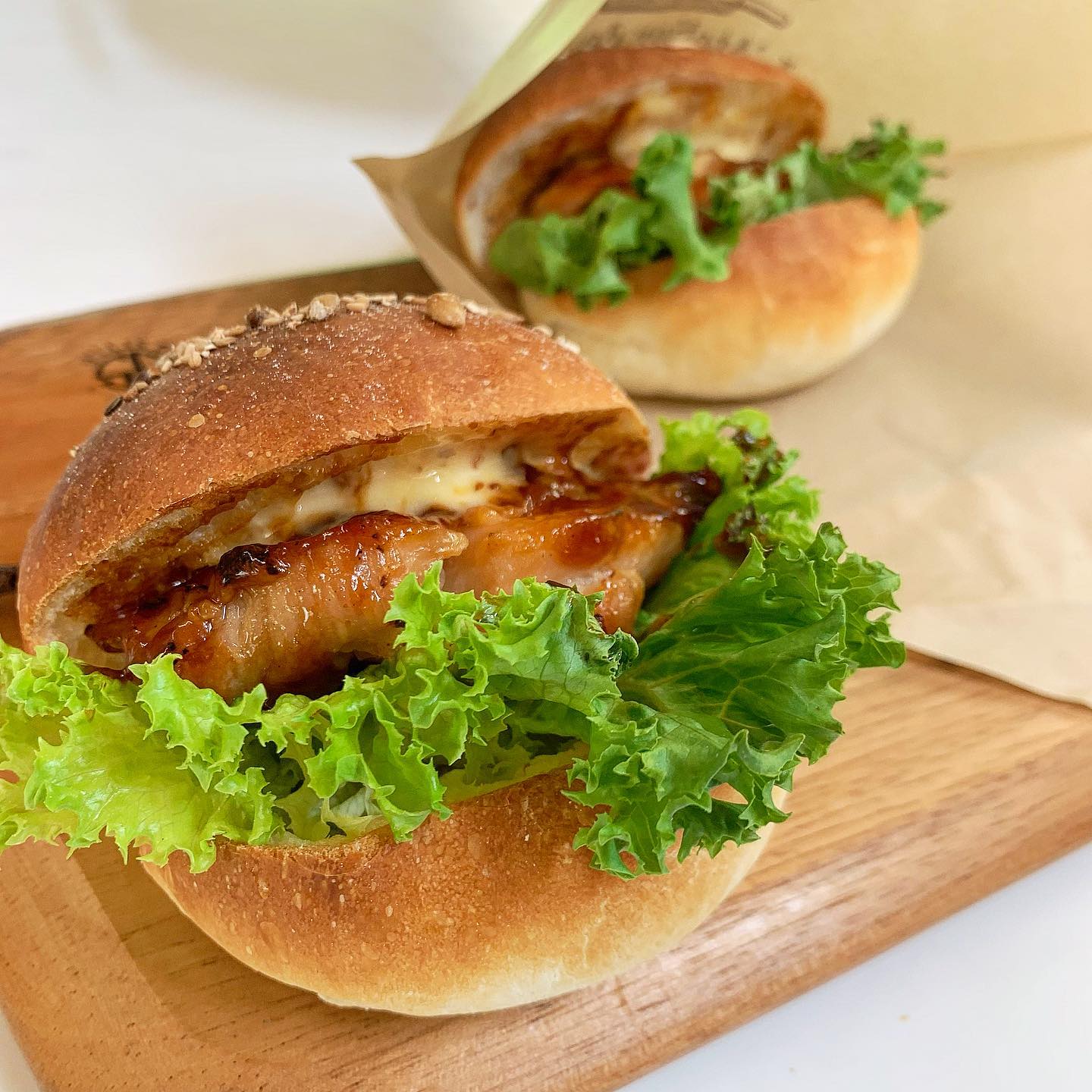 照り焼きチキンバーガー